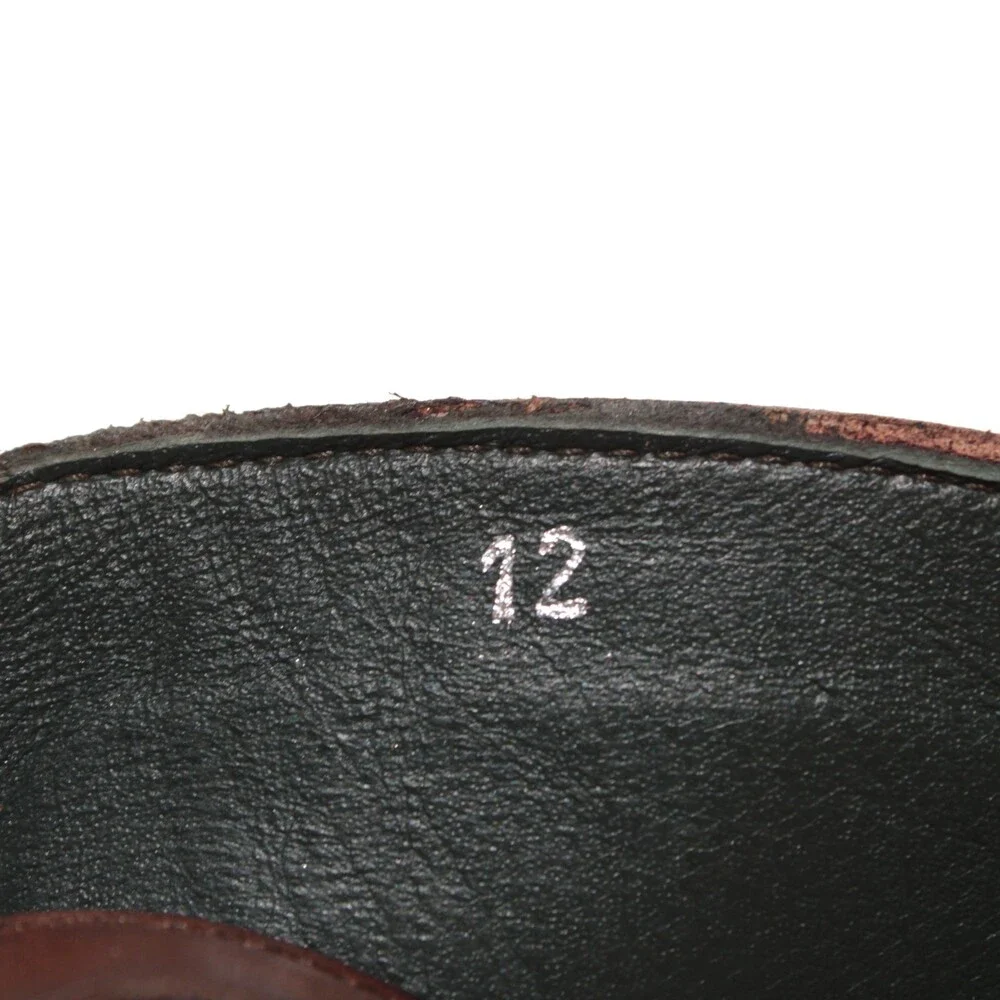 Pastori NWB Single Monk Strap Dress Shoes Size 12 US in Whiskey Brown Leather